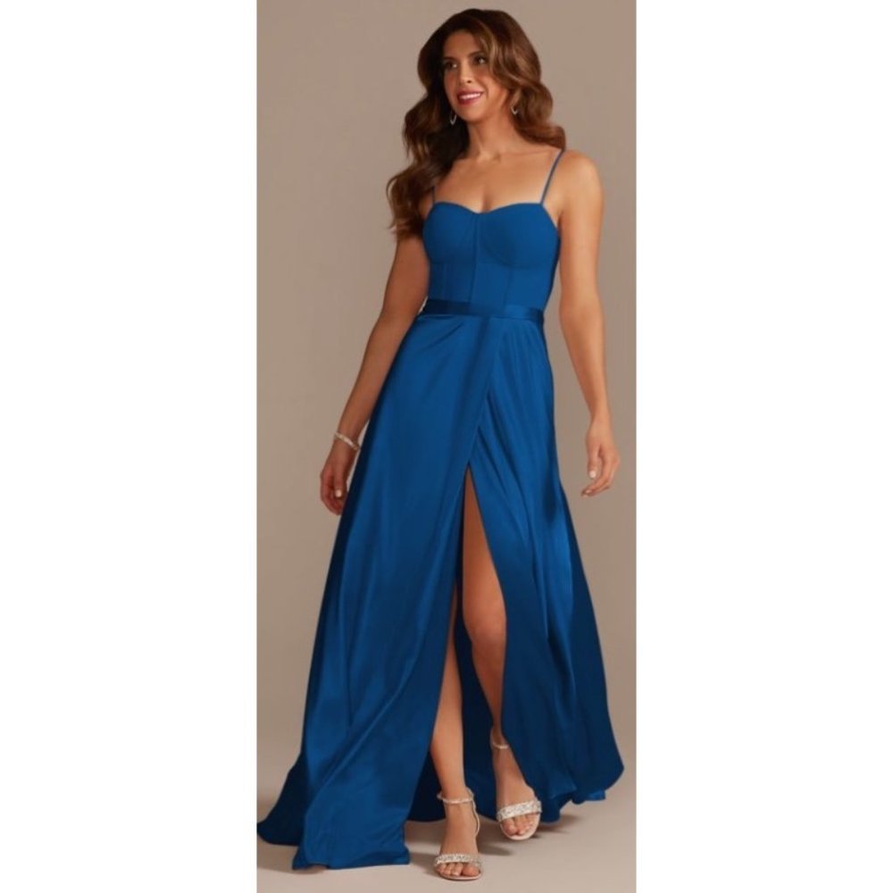 Maxi Corset Satin Gown